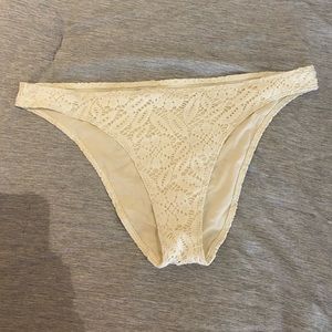 White aerie swim bottoms